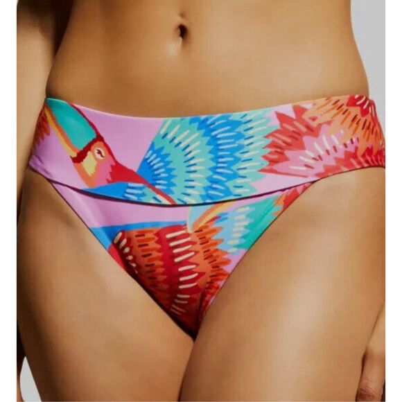 NWT- FARM RIO “HAPPY TOUCAN” VIBRANT COLORED BIKINI SET- SIZE XS/SMALL - Picture 6 of 15